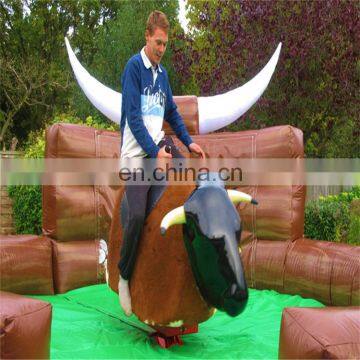 Hot Sale Inflatable Pulling Rodeo Bull Riding Games for Sale Children Interactive Sport Game photo-3