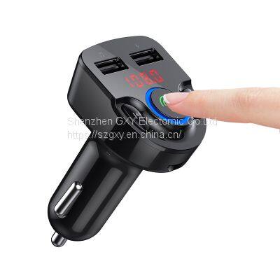 G32 5V/3.1A Dual USB Wireless Car Radio FM Transmitter Bluetooth Car MP3 Player With TF Card Slot for Music Play photo-5