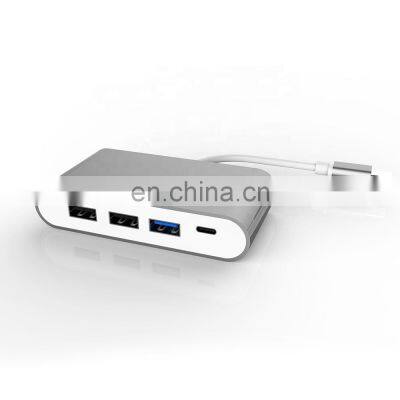 usb to 4 ports connector usb 3.0 2.0*2 type-c 20-40M/S adapter