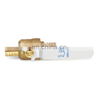 1/2" - 3/4" Inch Valogin 400WOG PEX Forging Lead-Free Brass Ball Valve photo-4