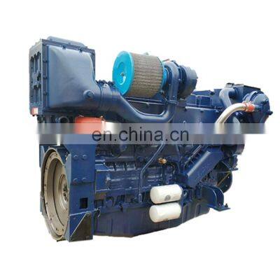 In stock and high quality Weichai WP12C500-21 diesel engine used for marine boat