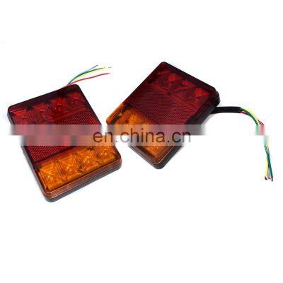 2X LED Brake Tail Light Reverse Rear Turn Signal Lamp waterproof For Mitsubishi