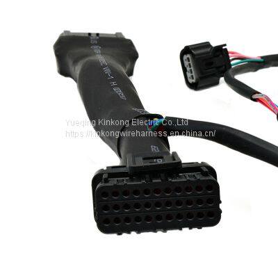 WIRE-LOOM-ECU-p03 Custom Motorcycle Wiring Harness Custom Made Wiring Harness photo-2