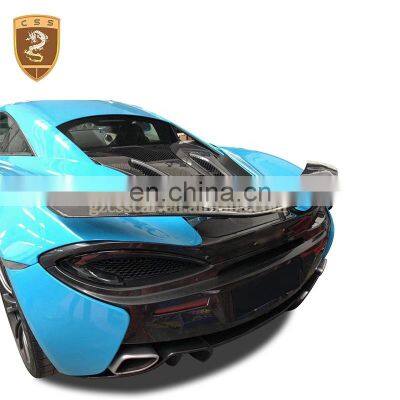 Cheapest Price Novitec Style Forged Carbon Fiber Single Deck Car Auto Rear Spoiler Wing For Mclaren 540 570S 570GT