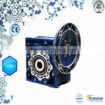 changzhou machinery Industrial Power Transmission Mechanical RV series Worm Motor Gearbox with Output Flange