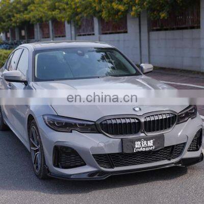 Hot Selling Carbon Fiber Single Slat Gloss Black Front Grille for BMW 3 Series G20 G28 Carbon Fiber Grille