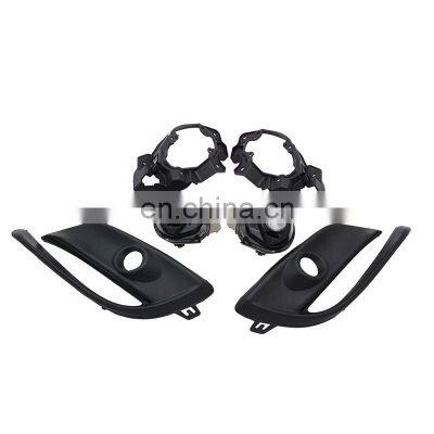 Car Accessories Front Fog Light Cover Lamp Replacement Kit Chrome for Mazda 3 Axela 2017 2018 photo-2