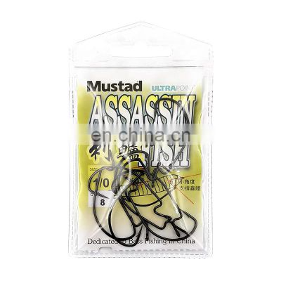 Mustad  38105 Crank Fishing Hook soft bait hooks  fish hook for bass fishing