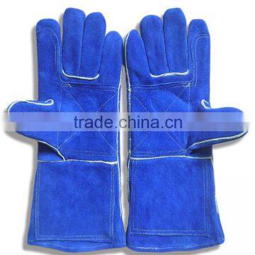 cow split leather heat resistant welding gloves for welders