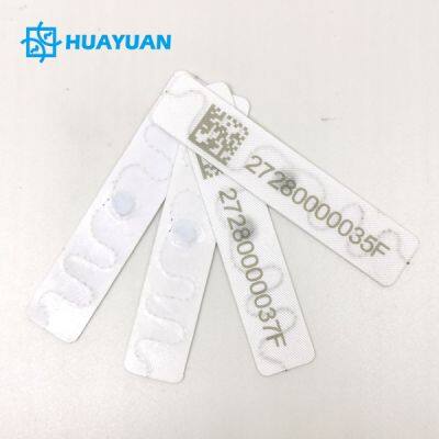 Flexible Slimflex UHF RFID Lintag Laundrychips Transponders Healthcare RFID Laundry Tag