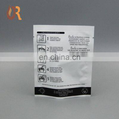 Three Side Seal Logo Printed Bag Tea Sample Packet Drip Coffee Pouch