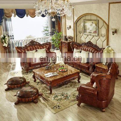 Top quality leather sofa manufacturer modern classic furniture sofa support custom sample service poltrona chesterfield sofa