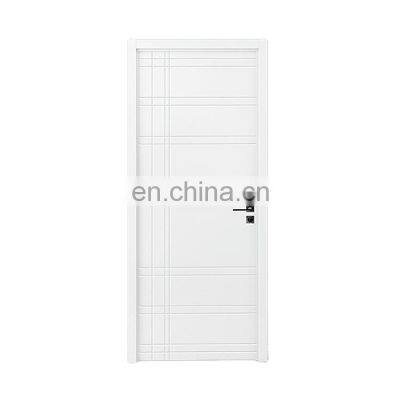 American panel high end white modern soundproof flush solid wood design interior home bedroom commercial hotel house wooden door