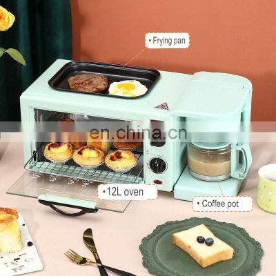 Mini Coffee Automatic Dual Beach Multi Function Electric Sandwich 3 in1 Breakfast Maker