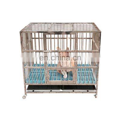 High quality cute fashion popular comfortable easy washing stainless steel condo stainless rabbit pets cage