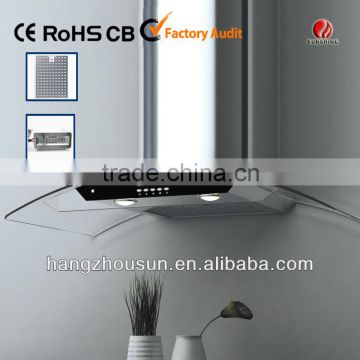 new design stainless steel exhaust hood