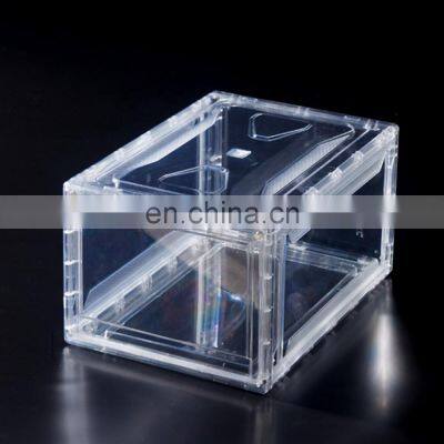 Assembled Thickened Magnetic Shoe Box Transparent Basketball Shoes Storage Box