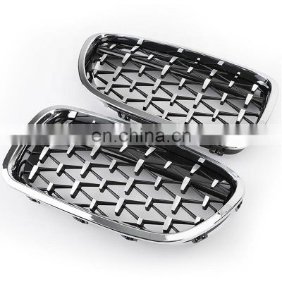 F10 F18 F30 F35 ABS material front grill car bumper grill for BMW 3 BMW 5 series Gypsophila diamond grill for BMW 2012-2019