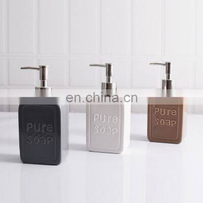 Wholesale Printed Bathroom Sets Ceramic Liquid Soap Dispensers photo-2