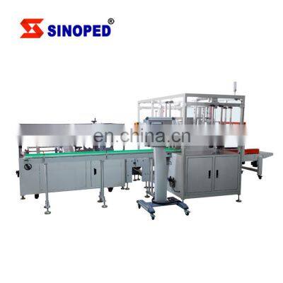 Full Automatic One Piece Carton Packaging Line Top Loading Beverage Wine Bottle Case Packer Machine