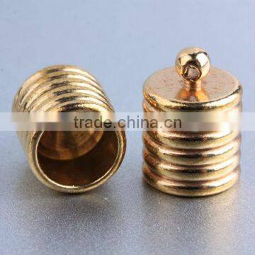 Jewelry Manufacture Strong Jewelry Findings Brass Cord End
