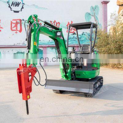 High Quality Hengwang HW-26 2.6 Ton Small Bagger Mini Household Small Mini Excavator For Sale photo-2