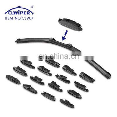 CLWIPER CL907 Wholesale Soft Multifunctional Auto Windscreen Car Wiper Blade Manufacturer With 16 Adapters photo-2