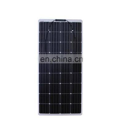100W 18V Semi-flexible Monocry Stalline Cell Portable Solar Panel photo-5