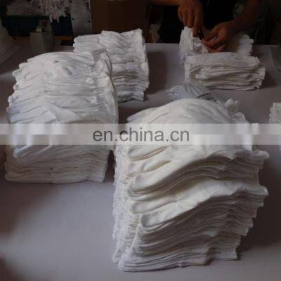 White Mini Plastic Dots Palm Fashion Parade Style Cotton Hand Gloves photo-3