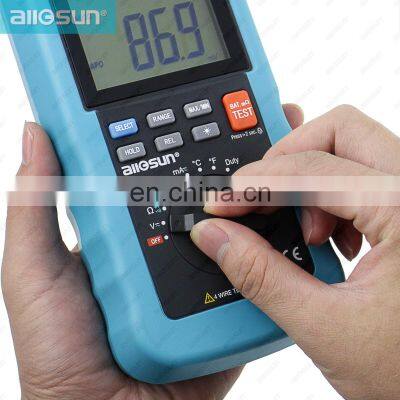 All-sun EM132 Automotive Multimeter Digital Auto Diagnosis Tacho Meter AC DC Amp Volt Ohm Temp Battery Tester Engine RPM photo-5