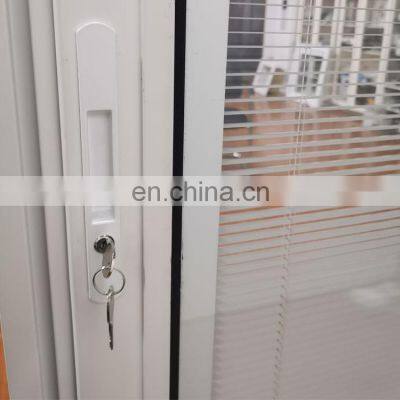 Built-in Louvers Anti-peeping Aluminum Alloy Glass Sliding Doors