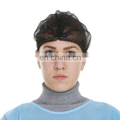 21'' Disposable Non-Woven Strip Cap Bouffant Head Cover Hairnet Mob Cap