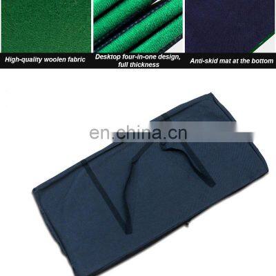 Factory Supply Foldable Anti Slip Casino Portable Desk Texas Table Poker Mat Custom photo-4