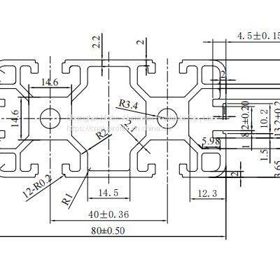 MK-8-4080 Customized Black Anodized 4080 Aluminium Profile T Slot for SIM Racing Rig Simulator Factory Sale photo-3