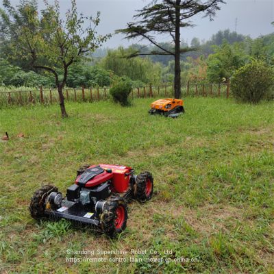 remote control track mower, China robot slope mower price, slope mower for sale