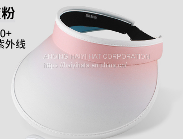 Upf50+Foldable Wholesale Sun Visor Cap Of Lady Large Eaves Uv Protection Sun Visor Hat photo-3