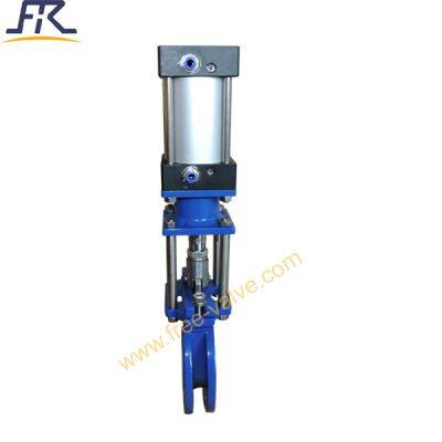 2 Inch Pneumatic Ceramic Lined Knife Gate Valve photo-5