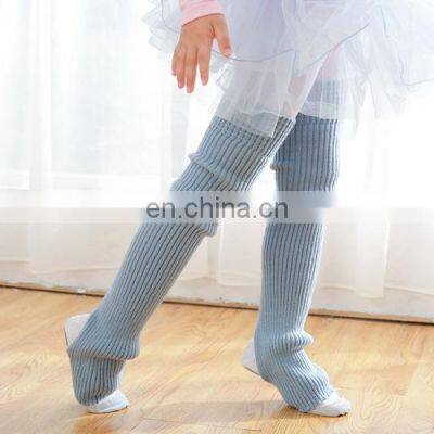 Hot Sale 55CM Knitted Children Adult Yoga Anti Slip Dance Leg Warmer Long Socks Step Over The Knee Pile Socks Yoga Socks photo-4