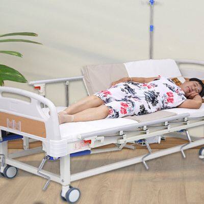 Nursing Bed/Medical Bed / Nursing Bed / ABS Material at the Head and Tail of the Bed / the Head of the Bed Can be Swung up photo-5