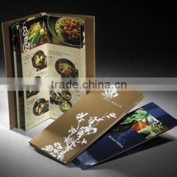 2011 High Quality Hard Cover Restaurant Menu Board