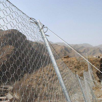 China Factory High-Tensile Steel 300mm Ring Nets Rockfall Barrier for Mountain Slope Protection Welded Rope Mesh Custom Cutting