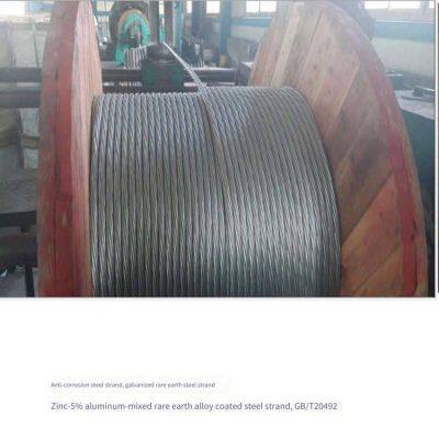 Aluminized Zinc Rare Earth Alloy Coated Steel Strand Lxg70 - Lxgj80 - Lxgj100, Aluminized Zinc Steel Strand, Galvanized Steel Strand photo-3