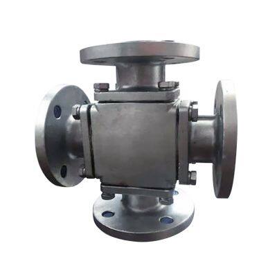 Manufacturer Direct Sales Four-way Ball Valve Flange Ball Valve photo-3