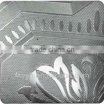 cheap lotus embossed stainless steel plates