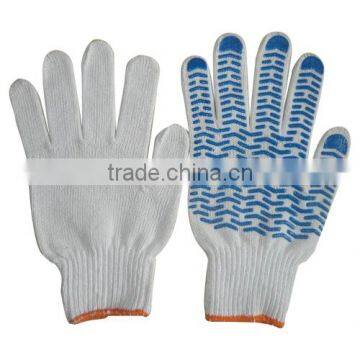 Cotton PVC Dotted Glove