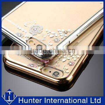 Printed Electroplate Gel Case For Iphone6S