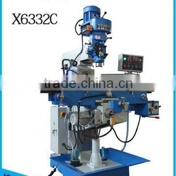 Vertical And Horizontal Turret Milling Machine X6332C