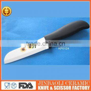 fashion ceramic laser logo printing ceramic knife