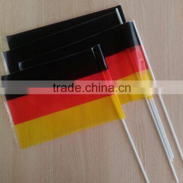 German Hand Held Small Plastic Flag