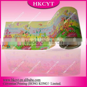 Custom printed aluminum foil laminated roll film